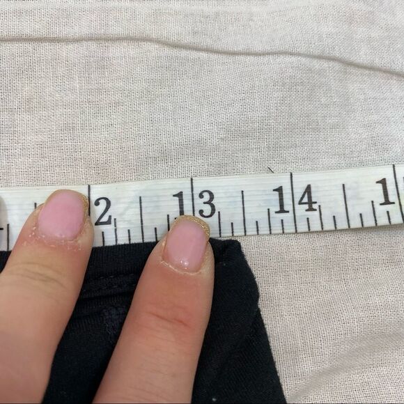 Fabletics Size Small Black Crisscross Mesh Cut Out Side Panels - Picture 7 of 13